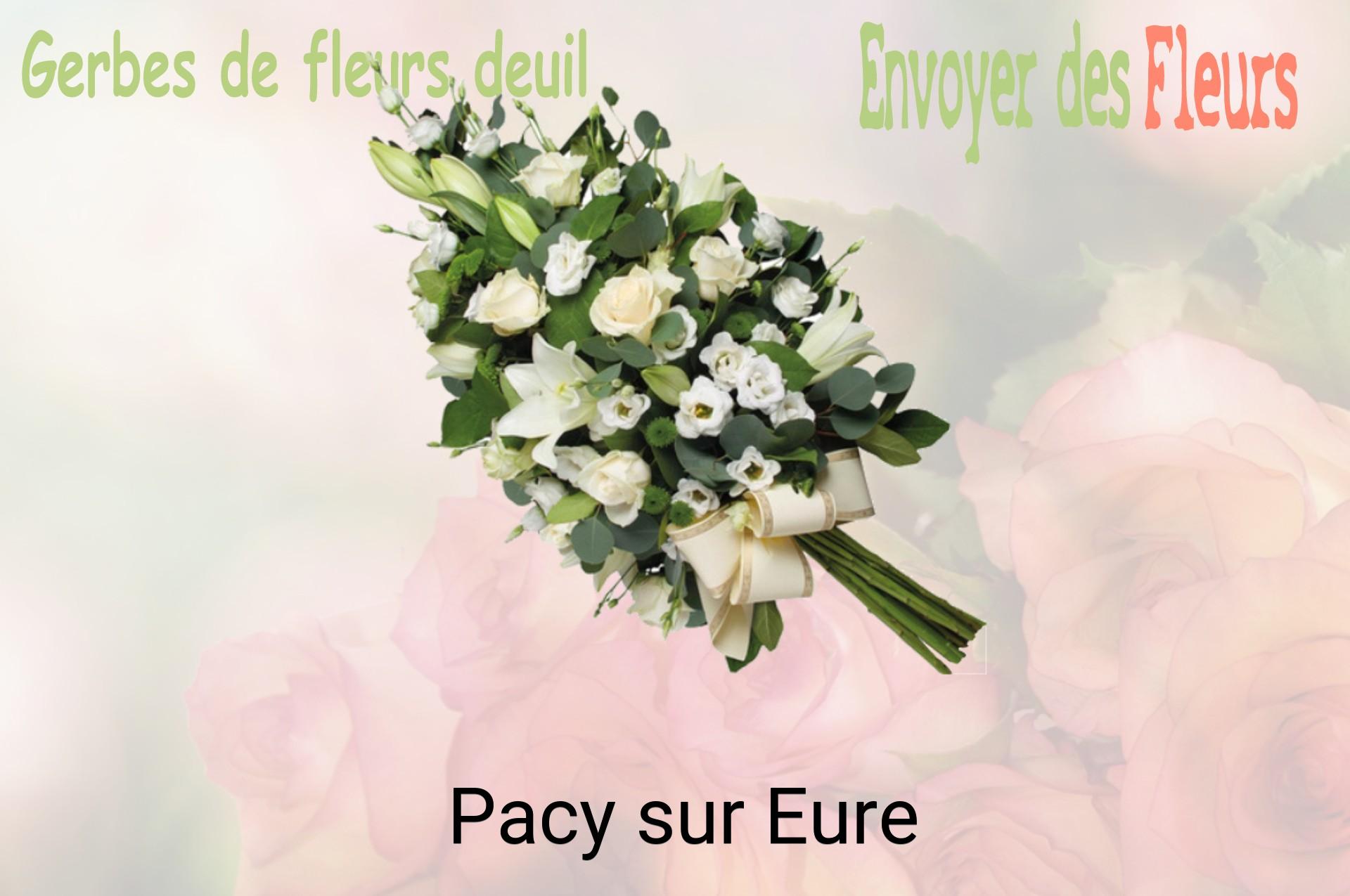 Gerbe de fleurs de deuil livrée à Pacy-sur-Eure